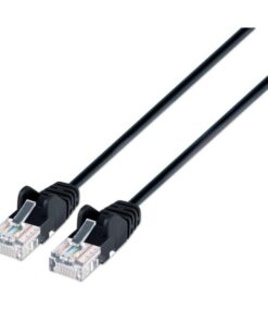 Cavo patch di rete Cat6 UTP Slim  2 m Nero