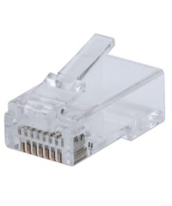 Confezione 100 Plug modulari RJ45 Cat5e FastCrimp