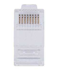 Confezione 100 Plug modulari RJ45 Cat5e FastCrimp