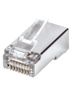 Confezione 100 Plug modulari RJ45 Cat5e FastCrimp