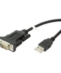 Convertitore Adattatore Techly da USB 2.0 a Seriale Nero