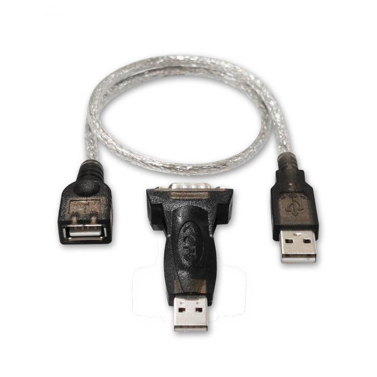 Convertitore Adattatore da USB a Seriale con cavo staccabile
