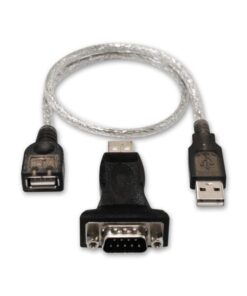 Convertitore Adattatore da USB a Seriale con cavo staccabile