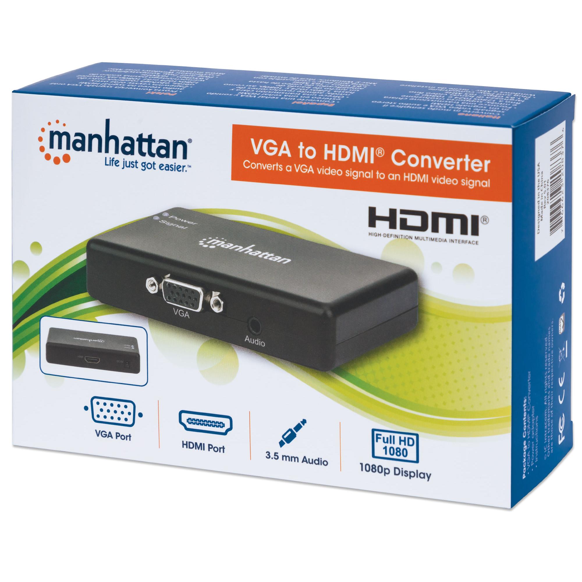 Convertitore Audio Video da VGA a HDMI