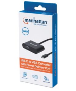 Convertitore USB-C™ a VGA con porta Power Delivery
