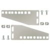 Coppia di staffe 3U per installazione verticali apparecchiature rack 19''
