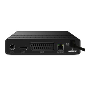 Decoder Ricevitore Digitale Terrestre DVB-T/T2 H.265 HEVC 10bit Plastica con Display