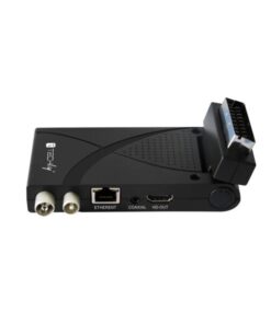 Decoder Ricevitore Digitale Terrestre DVB-T/T2 H.265 HEVC 10bit USB HDMI Scart 180°