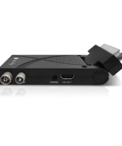 Decoder Ricevitore Digitale Terrestre DVB-T/T2 H.265 HEVC 10bit USB HDMI Scart 180°