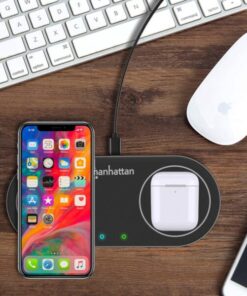 Doppia Stazione di Ricarica Wireless 30W