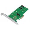 Doppio Adattatore PCIe M.2 per SSD SATA e PCIe SATA