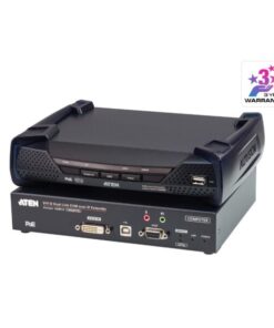 Estensore KVM over IP 2K DVI-D Dual Link con PoE