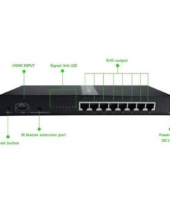 Extender Splitter 8 vie HDMI con IR su Cavo Cat.6/6a/7 fino a 120m