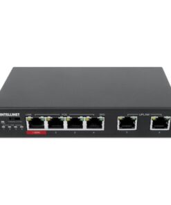 Fast Ethernet Switch a 6 porte con 4 porte PoE (1 x High-Power PoE)