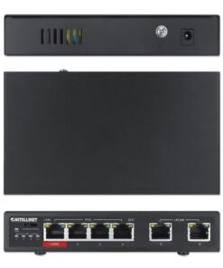 Fast Ethernet Switch a 6 porte con 4 porte PoE (1 x High-Power PoE)
