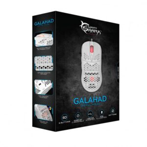 Gaming Mouse Galahad RGB 6400 6D dpi bianco