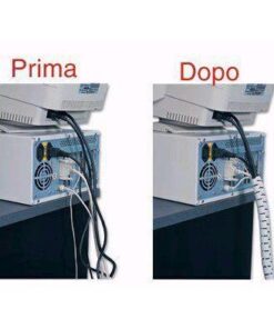 Guaina Raccoglicavi Diametro 25mm a Spirale 20m Grigio