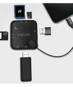 HUB Multifunzione On-The-Go USB-C™ e Lettore di Schede