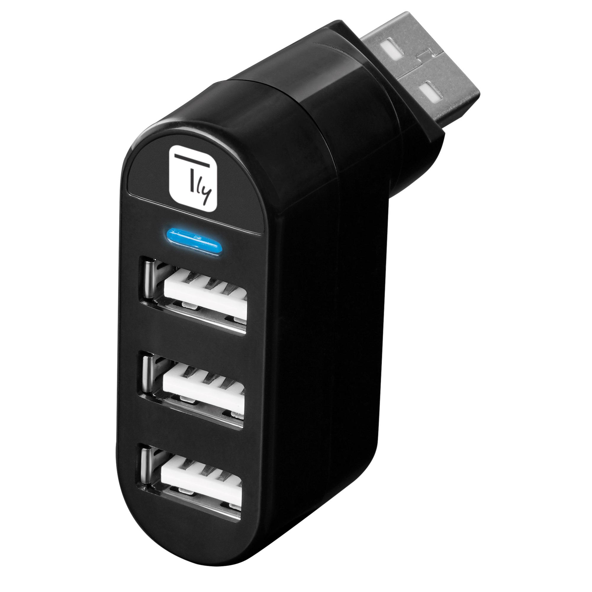 HUB USB 2.0 con 3 porte