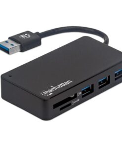 Hub USB 3.2 Gen 1 a 3 porte con lettore scheda