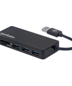 Hub USB 3.2 Gen 1 a 3 porte con lettore scheda