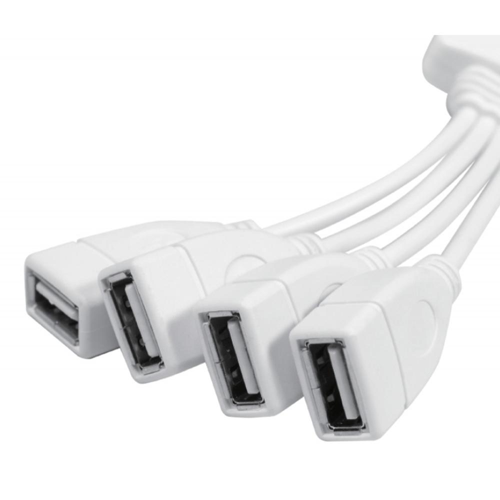 Hub USB 4 Porte Bianco