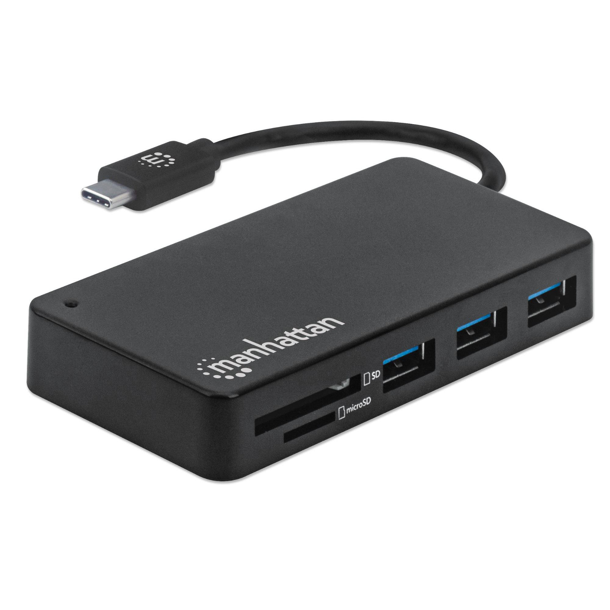 Hub USB-C™ 3.2 Gen 1 a 3 porte con lettore scheda