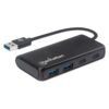 Hub USB3.2 Gen1 2 porte USB-C&trade; e 2 porte USB tipo A Nero