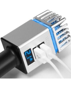 Ionizzatore Purificatore d'aria da Auto 12/24V 2xUSB, TX-130
