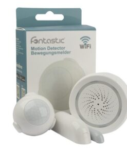 Kit Antifurto Sensore di Movimento a Sirena e 2 Sensori Porta/Finestra