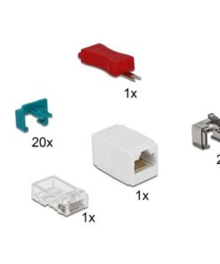 Kit Clip di Sicurezza RJ45 da 20 pezzi