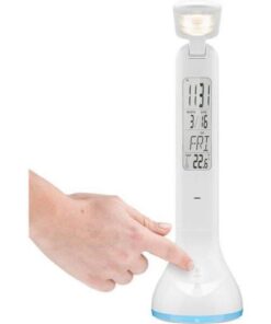Lampada a LED da Tavolo Ricaricabile con Calendario e Orologio