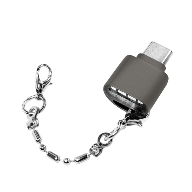 Lettore di card da USB-C™ a MicroSD con catenella e gancio