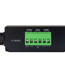 Media Converter Industriale 10/100/1000BaseT a Fibra 1000BaseX