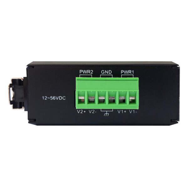 Media Converter Industriale PoE 10/100/1000BaseT a Fibra 1000BaseX