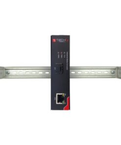 Media Converter Industriale PoE 10/100/1000BaseT a Fibra 1000BaseX