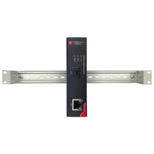 Media Converter Industriale PoE 10/100/1000BaseT a Fibra 1000BaseX