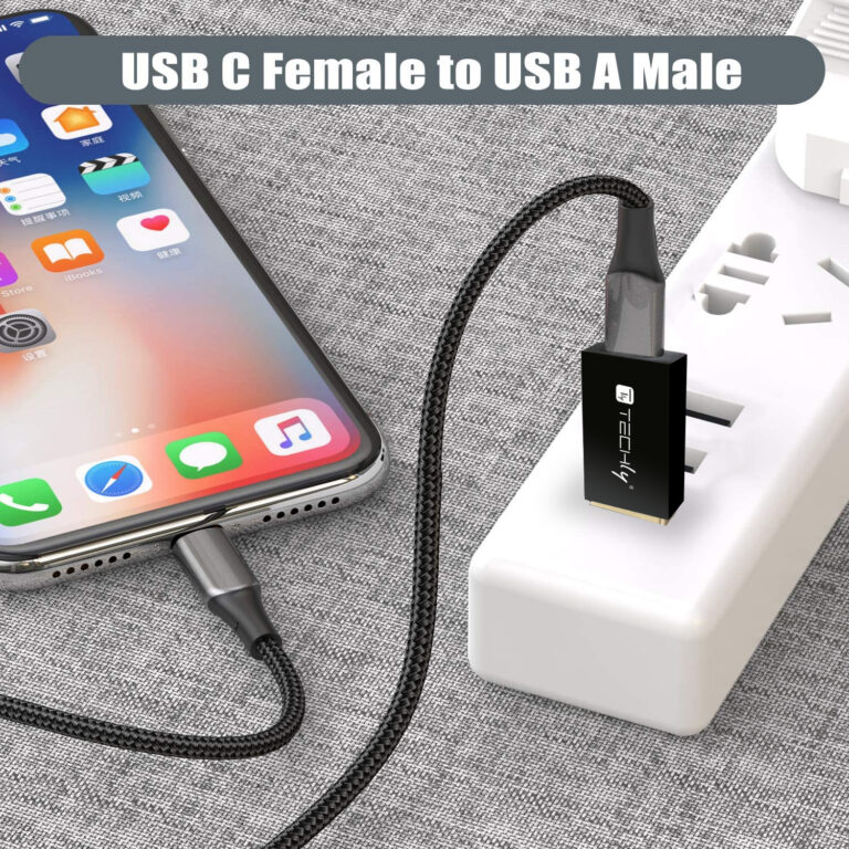 Mini Convertitore USB-A 3.0 Maschio a USB-C™ Femmina Nero