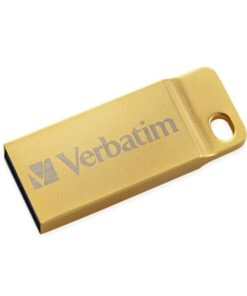 Mini Memoria USB 3.0 Verbatim con Portachiavi 64GB Oro