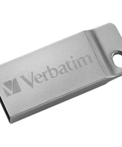 Mini Memoria USB Verbatim con Portachiavi 64GB Silver