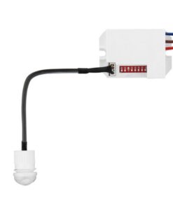 Mini Sensore di Movimento LED Infrarossi da Incasso DIP Switch