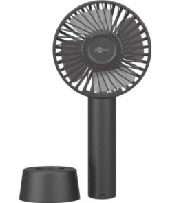 Mini Ventilatore Manuale USB con Funzione di Supporto Nero