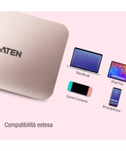 Mini dock ultra USB-C 4K con pass-through dell'alimentazione