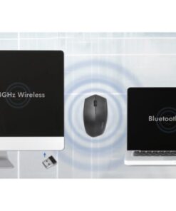 Mouse Bluetooth v4.2 Wireless 2.4GHz Dual-Mode 1200 dpi Nero