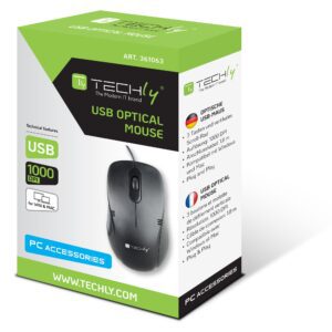 Mouse Ottico USB 1000dpi Nero