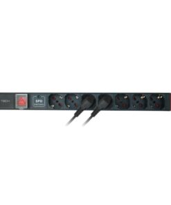 Multipresa da Rack 19'' 7 Posti con limitatore da sovratensioni