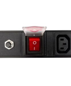 Multipresa da Rack 19'' 8 Posti C13 con Interruttore e protezione termica