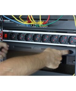 Pannello Cieco per Armadi Rack 19'' 1U Nero