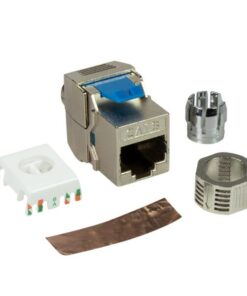 Plug Cat.8.1 Keystone STP Larghezza 16,5mm Toolless