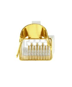 Plug Modulare Dorato RJ45 CAT.8.1/CAT.6A 10pz